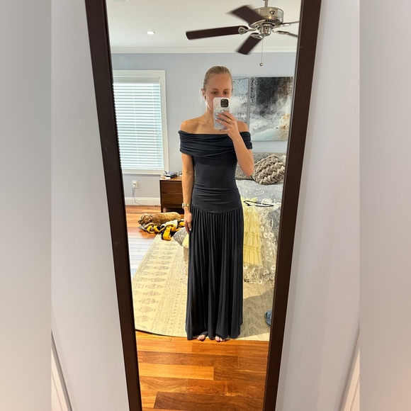 Lioness field of dreams navy blue maxi dress - Picture 4 of 4